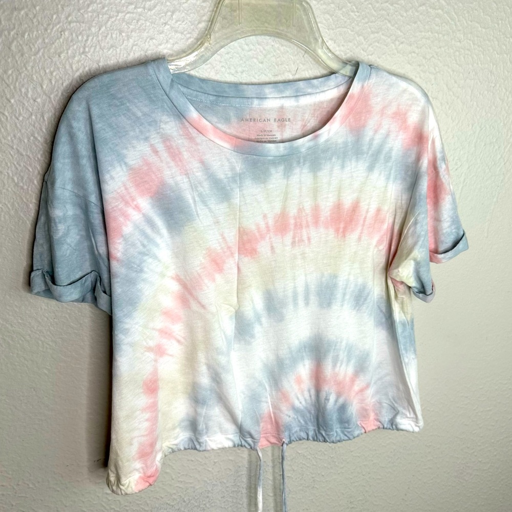 American Eagle tie dye tee